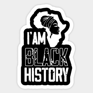 I'am Black History, Sticker